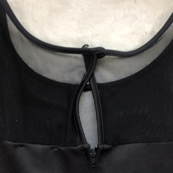 Charlotte Russe black and neon orange peplum dress - Picture 6 of 6